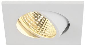 EB-LED-Deckenleuchte SLV NEW TRIA 68 SQUARE 5.3W 300lm 2700K EB-Ø68mm weiss