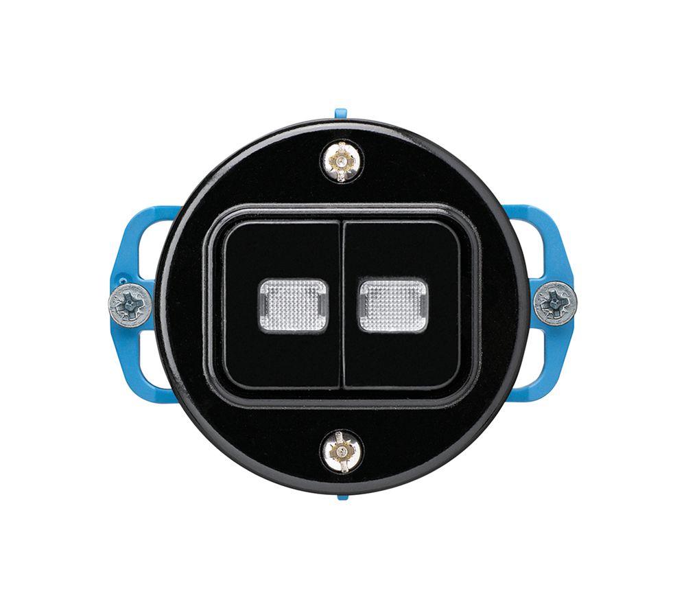 Einsatz zu UP-Leuchtdruckschalter basico 1/3+3/1L schwarz