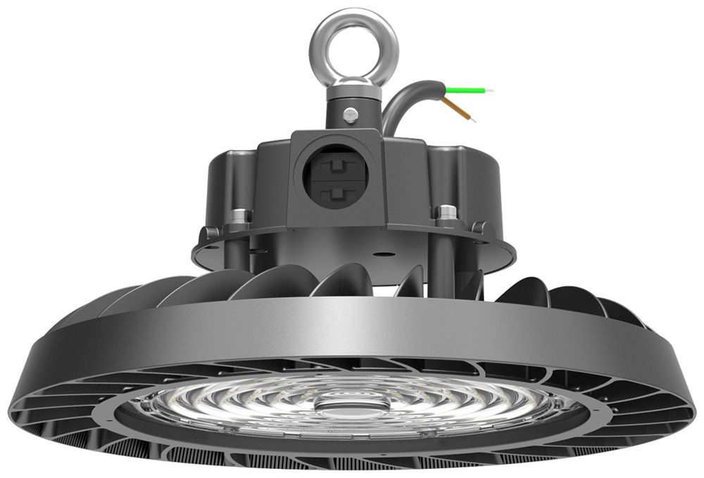 Proiettore capannone LED ELBRO 100…200W 32800lm 3000…5000K IP65 Ø310×160mm nero