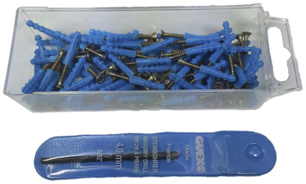 Tampon avec vis Philips