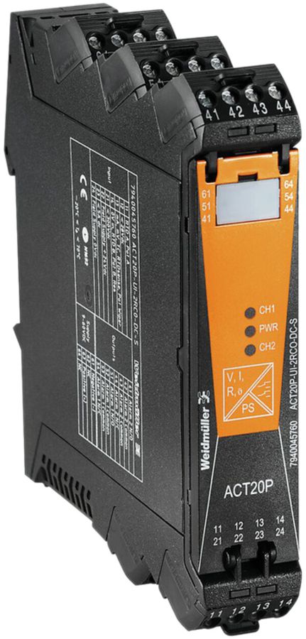 Controllo del valore di soglia Weidmüller ACT20P-UI-2RCO-DC-S