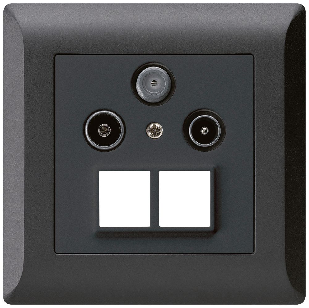 Presa antenna INC R/TV/SAT HMS kallysto.line nero