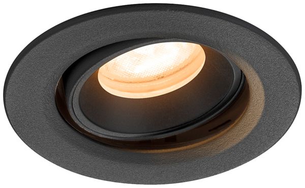 Downlight LED SLV NUMINOS MOVE XS 6.9W 900lm 2700K WB DALI Ø80×53 nero