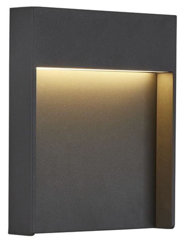 LED-Wandleuchte SLV FLATT 14W 3000K 460lm IP65 anthrazit