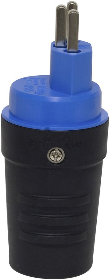 Fiche mobile type 23 Brennenstuhl L+N+PE 16A 250V IP55 noir/bleu