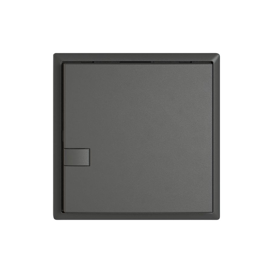 Pulsante KNX RGB EDIZIO.liv SNAPFIX® sensore temp.s.LED 1× com.1T grs