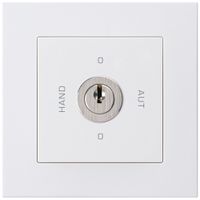 Interruttore rotativo INC 0-Hand-0-Aut. kallysto.pro 2/1L bianco con serratura