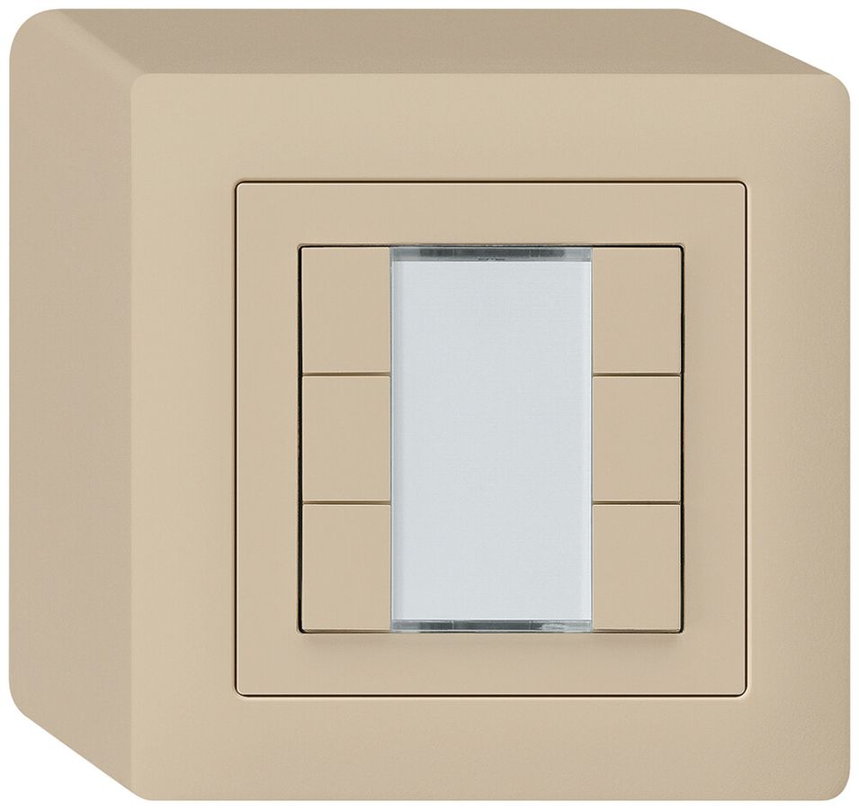AP-Taster kallysto KNX 6×beige s/e-link