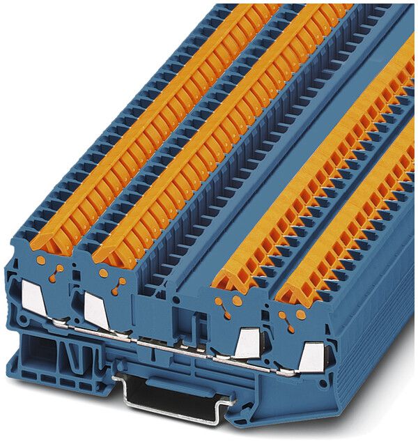 Borne 0.25…1.5mm² bleu connexion rapide QTC 1.5-QUATTRO BU