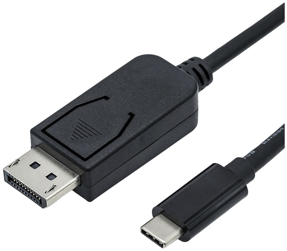 Câble USB-C/DisplayPort ROLINE 4K@60Hz (USB 3.1) noir 2m