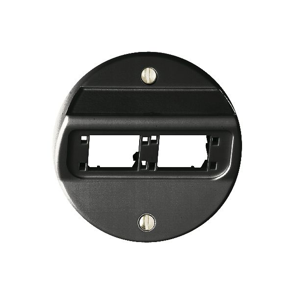 Kit di montaggio INC per 2×RJ45 freenet nero