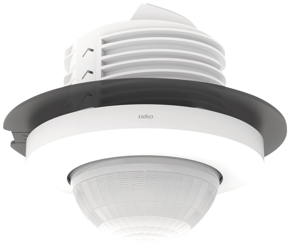 EB-Bewegungsmelder Niko M42LR PIR 10A 360° IP20 weiss