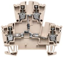 Morsetto portacomponente Weidmüller WDK 2D connessione a vite 2.5mm² TS35 beige