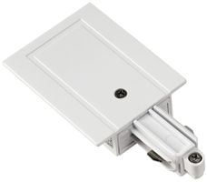 Einspeiser SLV für 1-Phasen EB-Stromschiene, Erde rechts weiss