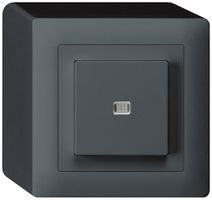 AP-Leuchtdrucktaster kallysto AR/1L anthrazit