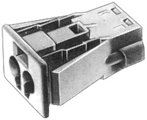 Buchsenteil Wieland ST17 2L schwarz