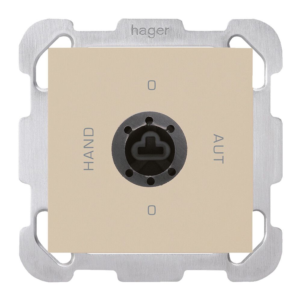 Interruttore rotativo INC 0-Hand-0-Aut. kallysto 2/1L beige