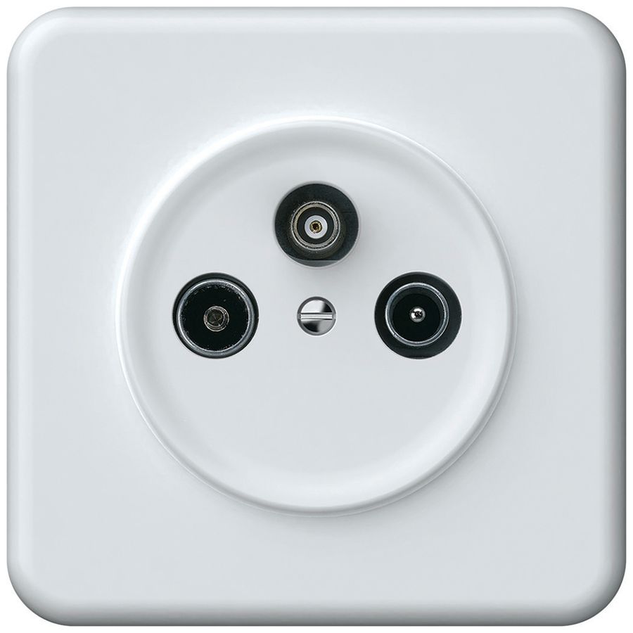 Prise antenne ENC TV-R-SAT origin prise de passage 5.5dB blanc