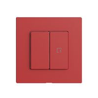 Druckschalter 1K/2T Szene Edue Wiser berry