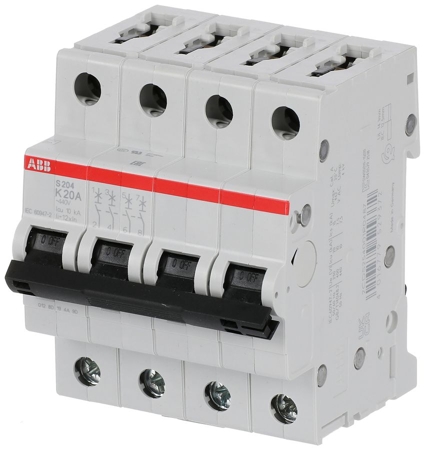 Leitungsschutzschalter ABB S204-K20 20A 6kA