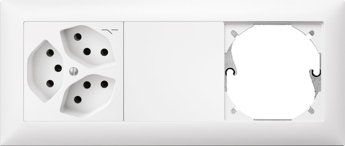 UP-Kombination EDUE 1×3, 3xT13 1s + Blind + Leer ws