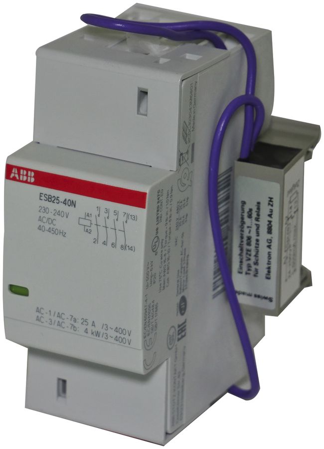 Contattore AMD ELEKTRON WV 2010 2SEB con ABB ESB25-40N-06