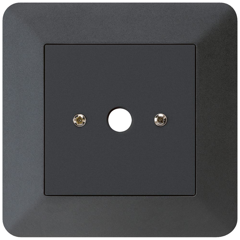 UP-Durchgangsdose kallysto.trend schwarz Ø9mm ohne Klemmeneinsatz