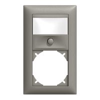 UP-Kombination EDIZIOdue Sonnerie +leer dunkelgrau