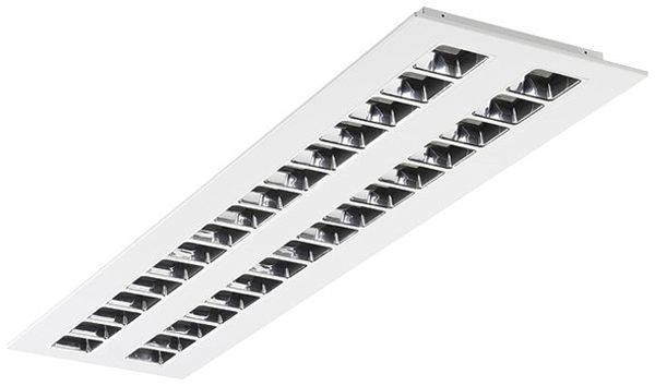 EB-LED-Deckenleuchte Sylvania OPTIX 1250 ALU 31W 3200lm 3000…6000K DIM weiss