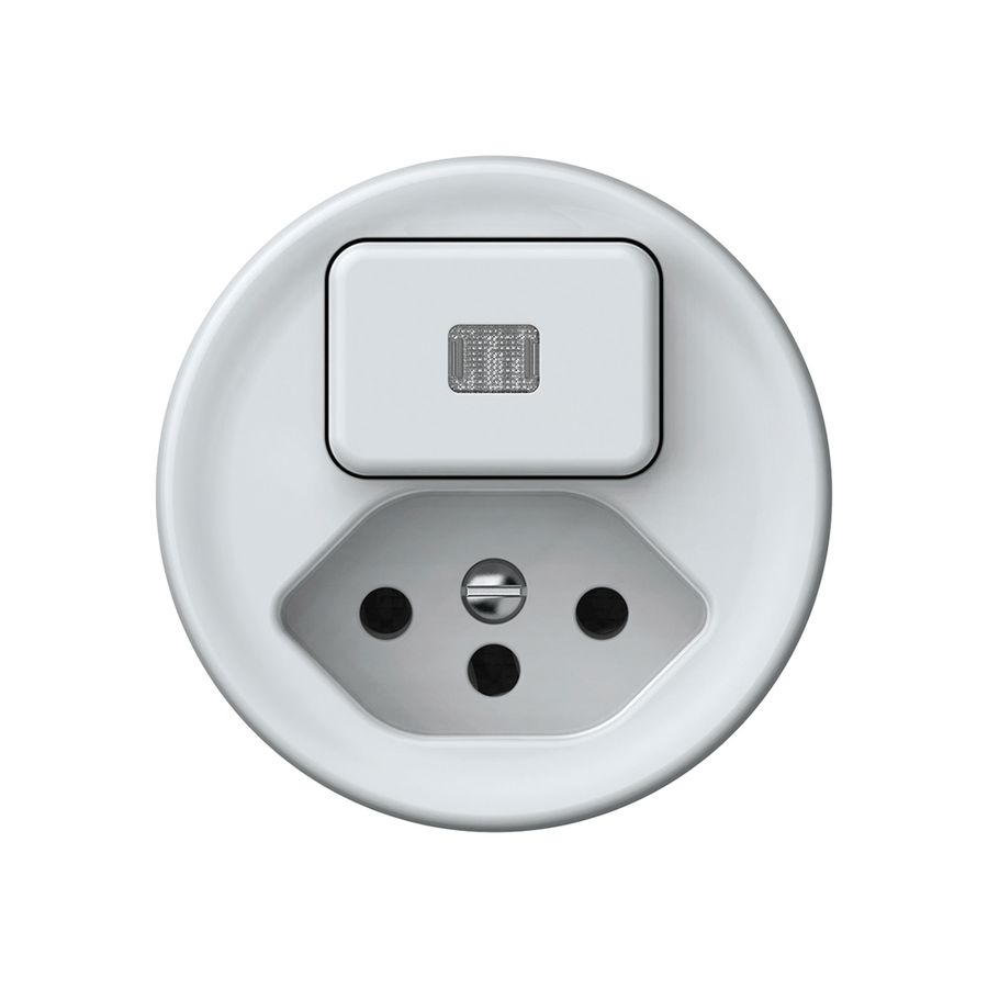 Kit frontale origin combinazione bottone luminoso + T13 shutter 60×60mm bi