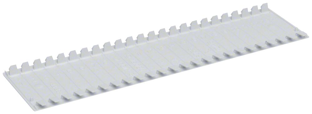 Abdeckstreifen Hager vector brechbar 219×54mm grau