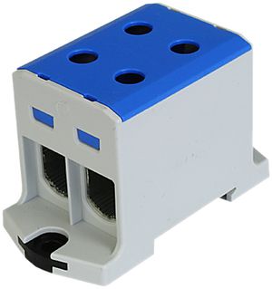 Bloc de bornes KVIAC 1L 6…95mm², bleu