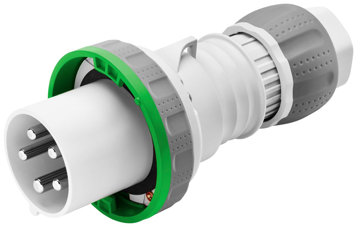 Fiche CEE Gewiss 309 HP 5P 125A 50…500V (>300-500 Hz) vt 2h IP67 à vis