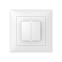 Couronne pour senseur poussoir SIDUS KNX Basic Fset-B 1/2, blanc