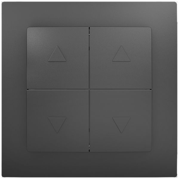 Montageset Sidus zu Storenschalter/-taster 2-Kanal, ZE, anthrazit