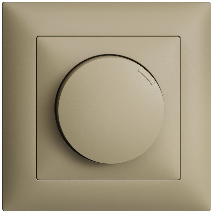 UP-Montageset EDIZIOdue zu Drehdimmer sand