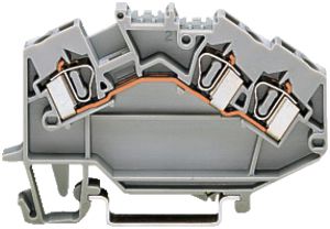 Durchgangsklemme WAGO 3L 4mm² grau
