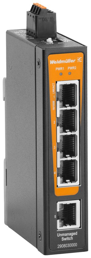 Switch Weidmüller IE-SW-BLB-05-5TX 5×RJ45 FE unmanaged