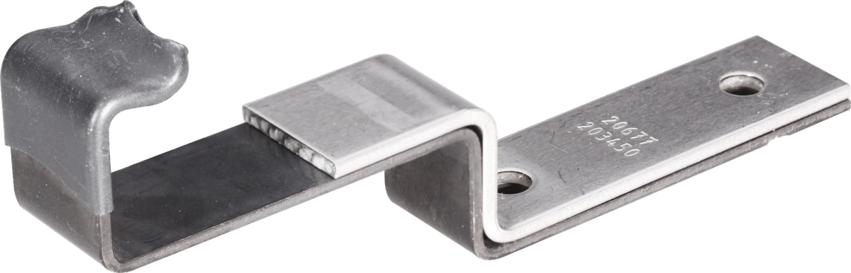 Solrif Montagebügel Glas 103.5x16.5x37mm schwarz brüniert