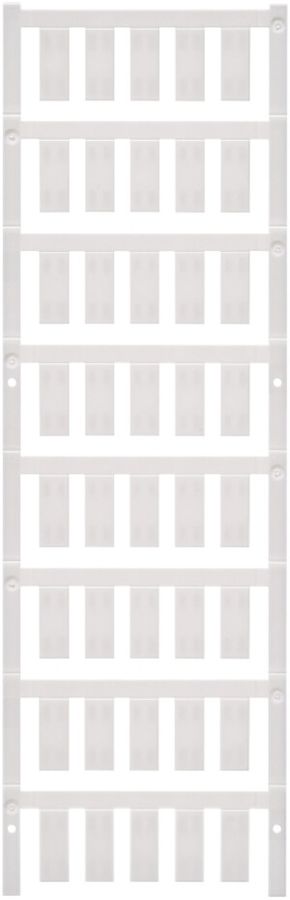 Marqueur d'appareil Weidmüller MultiCard ESG enfichable 19×8mm PA66 blanc