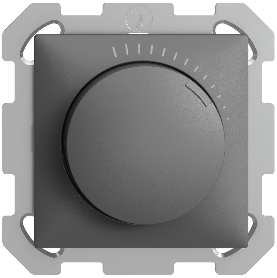 Régulateur de vitesse ENC EDUE 230VAC, 1 phase, 20…400VA, 77×77mm, gris foncé