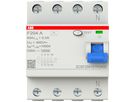 Fehlerstromschutzschalter ABB 300mA 40A 3P+N F204A-40/0.3