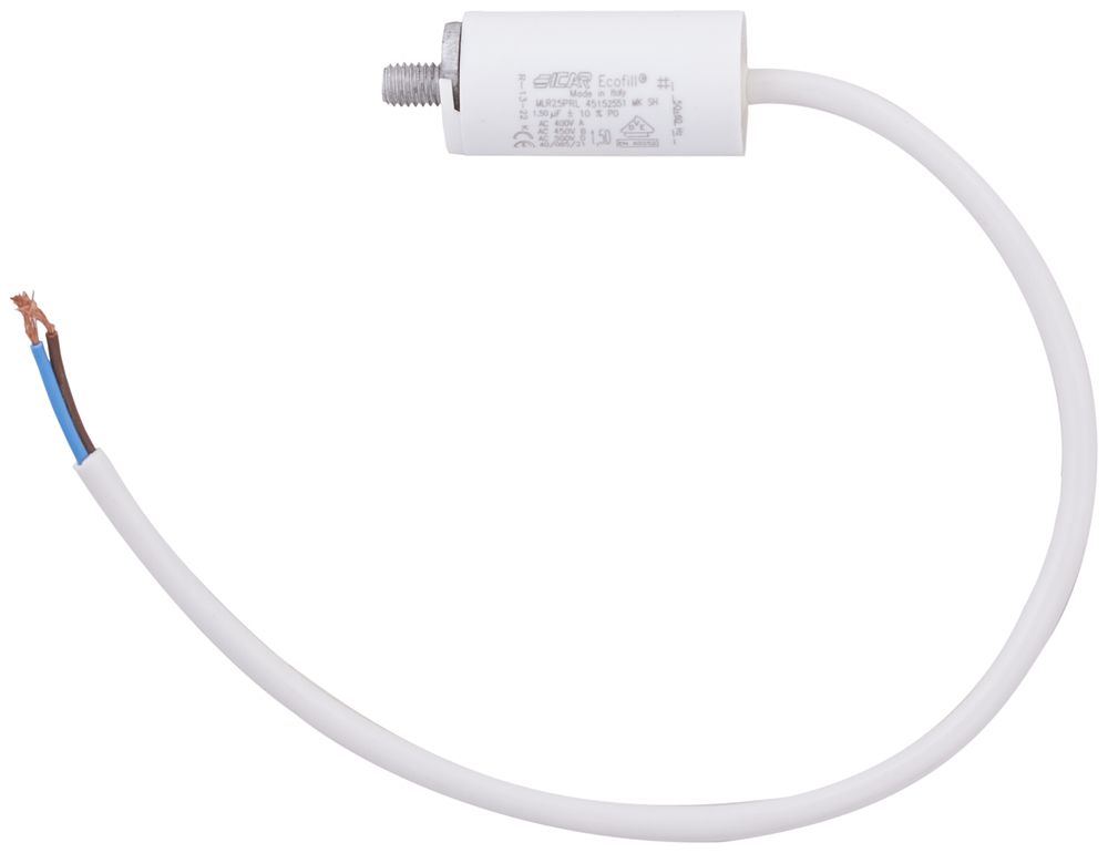 Kondensator ICAR MLR25PRL45152551 1.5µF 450V für Motor Ø25×51mm