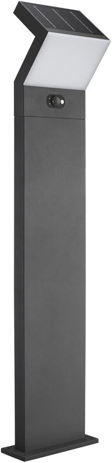 LED-Solar-Pollerleuchte DOTLUX FLASHground-sensor 3.5W 250lm 3000K IP54 grau