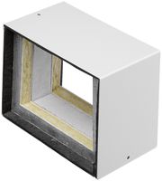 Anpassstück tehalit FWK 3E 100×160mm, verkehrsweiss