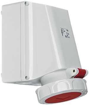 Wandsteckdose CEEtyp 5L 63A 6h