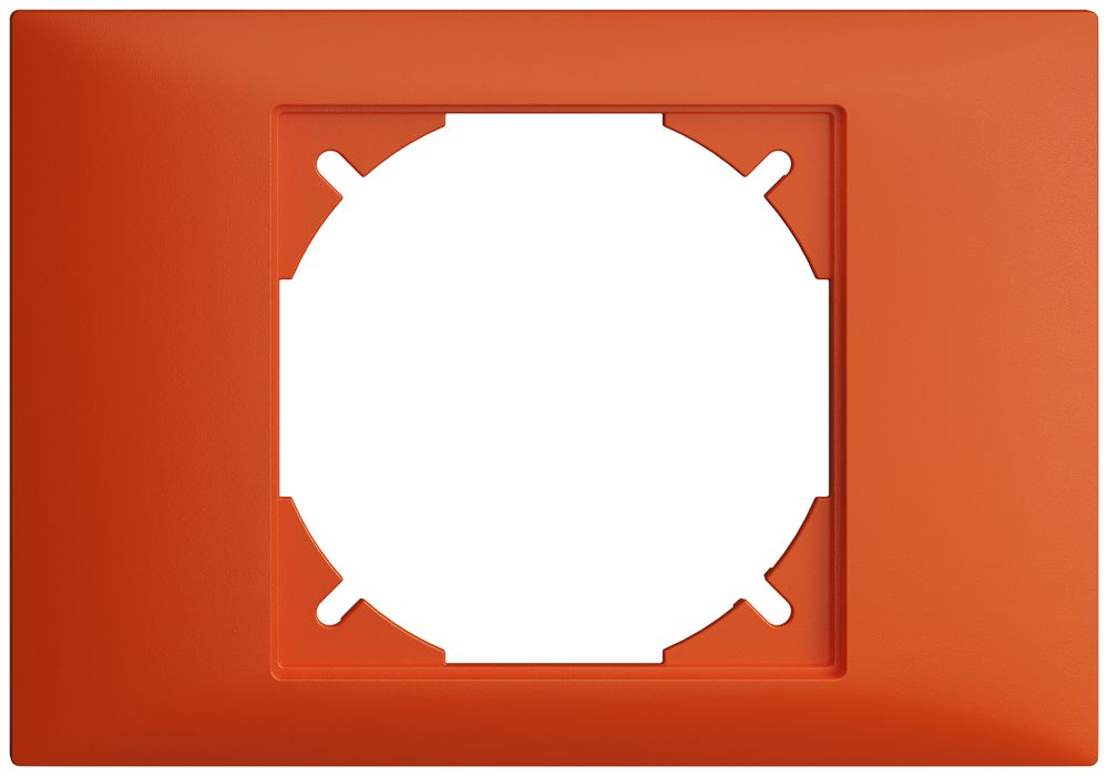 Abdeckrahmen I EDIZIOdue colore BKE orange