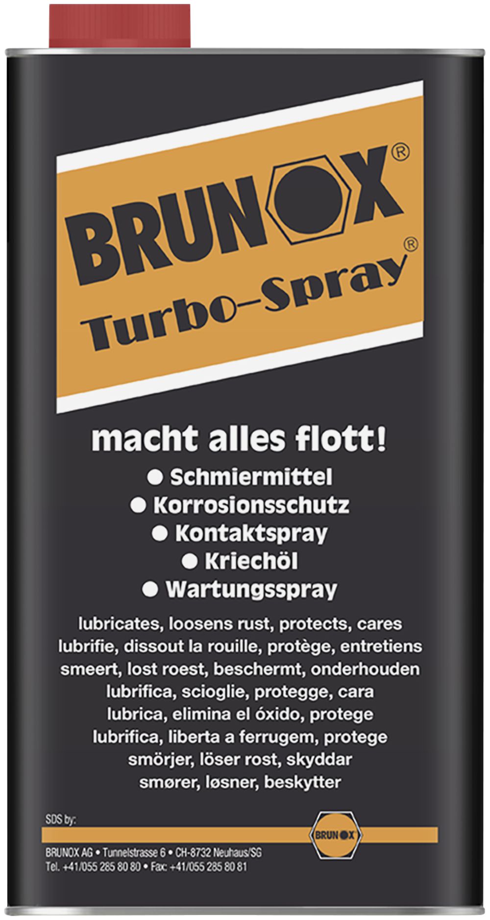 Lubrificante e detergente universale BRUNOX Turbo Bulk BR5.00TS 5L