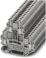 Borne de jonction 2 étages 0.14…6mm² gris AWG26…10