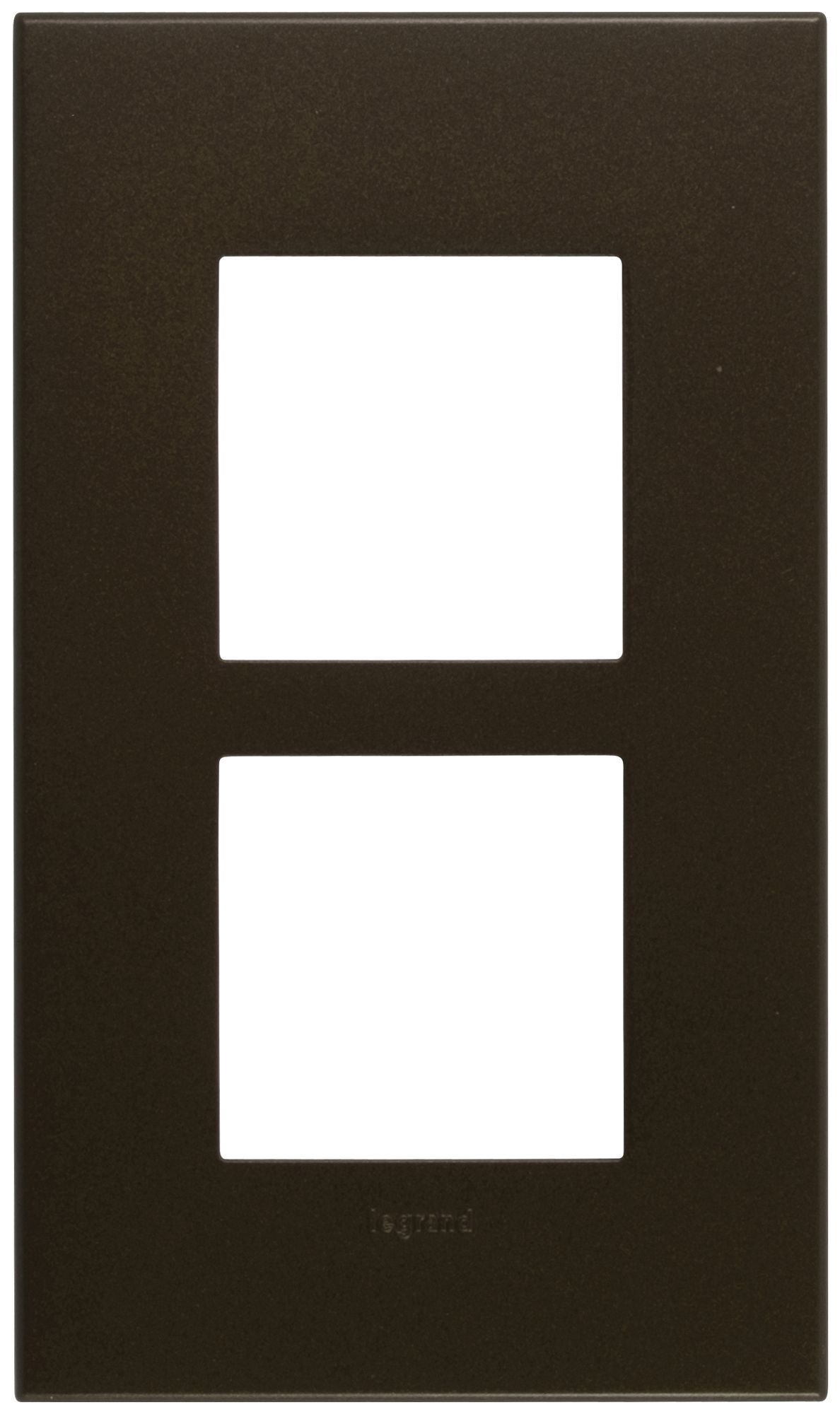 Cadre de recouvrement ATO 1×2 module, dark bronze
